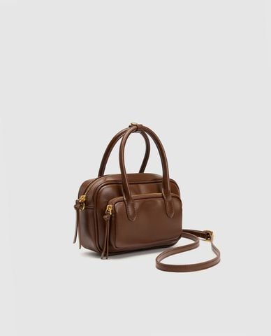  URBAN REVIVO - Túi đeo vai nữ phom chữ nhật Vegan Leather Boston 