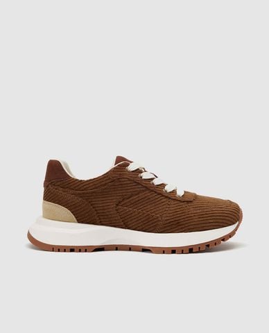  URBAN REVIVO - Giày sneakers nam cổ thấp Retro Dad 