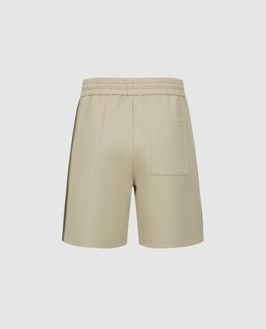  URBAN REVIVO - Quần short nam ngang gối lưng thun 