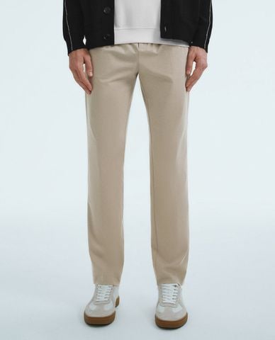  URBAN REVIVO - Quần nam ống đứng Tailored Straight 