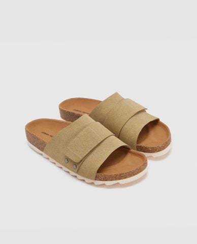  URBAN REVIVO - Dép nam quai ngang bản dày 