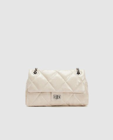  URBAN REVIVO - Túi đeo vai nữ phom chữ nhật Quilted 