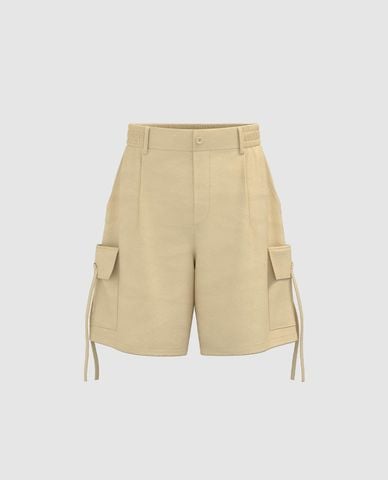  URBAN REVIVO - Quần short nam ngang gối Leisure 