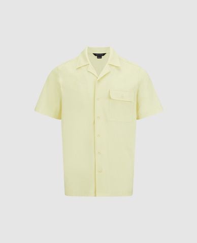  URBAN REVIVO - Áo sơ mi nam cổ bẻ tay ngắn hiện đại 