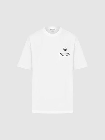  URBAN REVIVO - Áo thun nam cổ tròn tay ngắn trẻ trung 