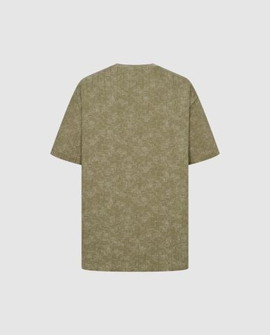  URBAN REVIVO - Áo thun nam cổ tròn tay ngắn trẻ trung 