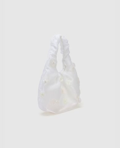  URBAN REVIVO - Túi đeo vai nữ đính hoa 