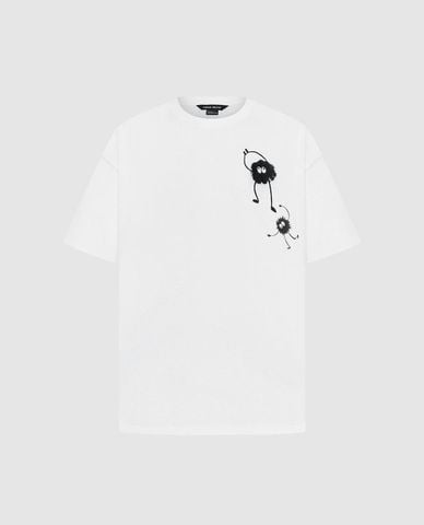  URBAN REVIVO - Áo thun nam cổ tròn tay ngắn in hình 