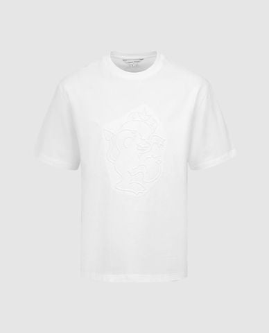  URBAN REVIVO - Áo thun nam cổ tròn tay ngắn thời trang 