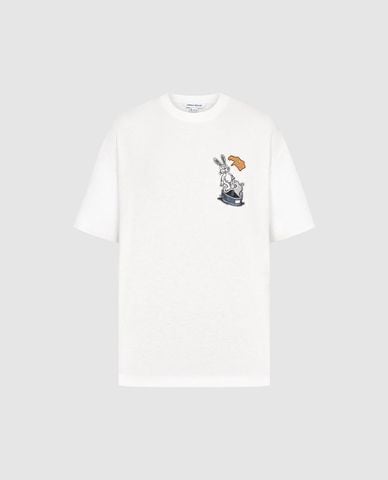  URBAN REVIVO - Áo thun nam cổ tròn tay ngắn Graphic Printed 