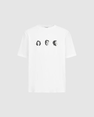  URBAN REVIVO - Áo thun nam cổ tròn tay ngắn hiện đại 