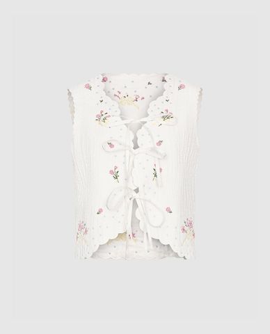  URBAN REVIVO - Áo sát nách nữ Floral Printed Leisure 