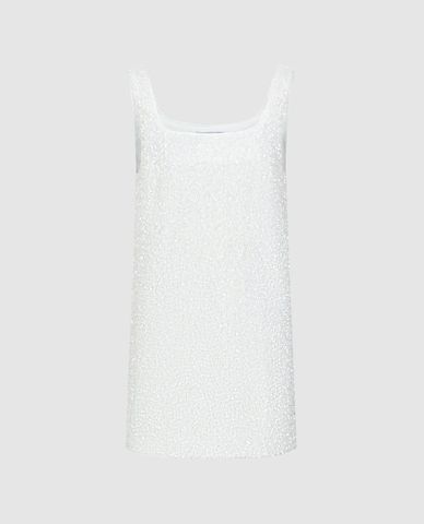  URBAN REVIVO - Đầm hai dây mini bản to cổ vuông 