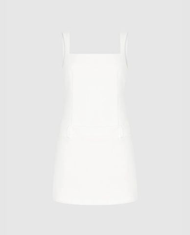  URBAN REVIVO - Đầm hai dây mini phối thắt lưng Straight 