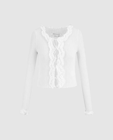  URBAN REVIVO - Áo khoác cardigan nữ thời thượng 