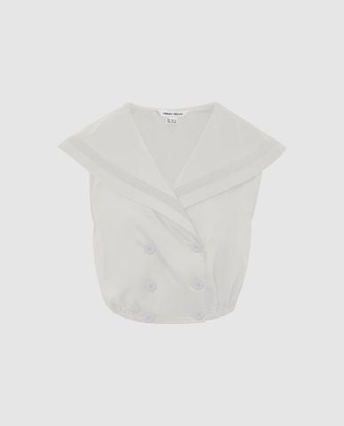  URBAN REVIVO - Áo kiểu nữ cổ thuỷ thủ Double Breasted 