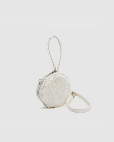  URBAN REVIVO - Túi đeo vai nữ Shell Pearl Décor 