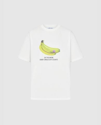  URBAN REVIVO - Áo thun nam cổ tròn tay ngắn trẻ trung 