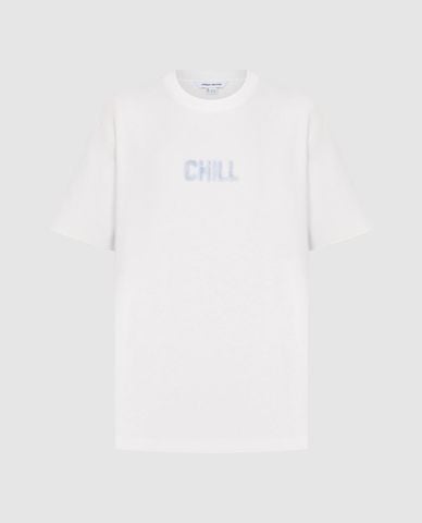  URBAN REVIVO - Áo thun nam cổ tròn tay ngắn Chill 