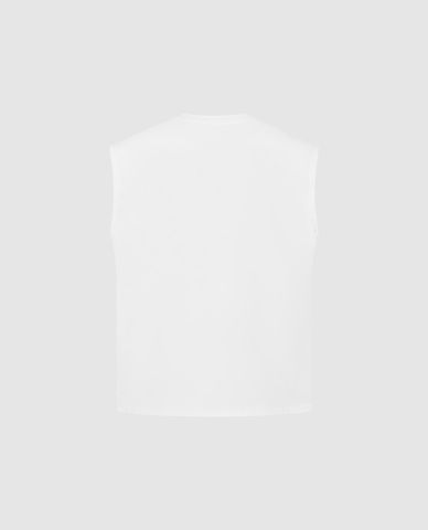  URBAN REVIVO - Áo sát nách nam cổ tròn hiện đại 