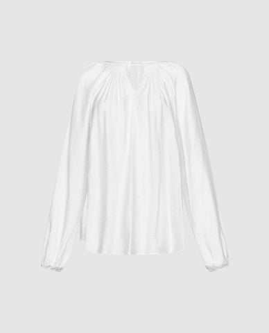  URBAN REVIVO - Áo kiểu nữ cổ thuyền Overhead 