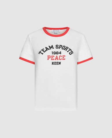  URBAN REVIVO - Áo thun nữ cổ tròn tay ngắn Printed 