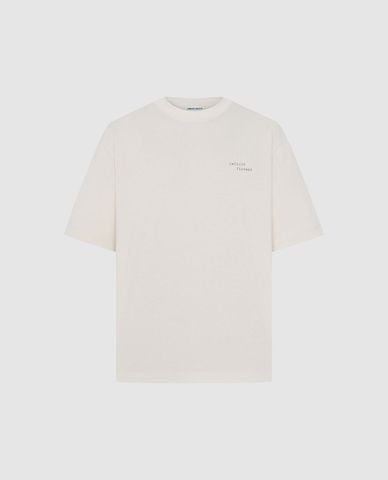  URBAN REVIVO - Áo thun nam cổ tròn tay ngắn hiện đại 