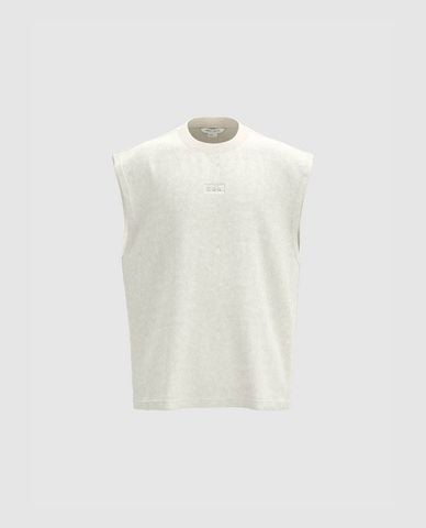  URBAN REVIVO - Áo sát nách nam cổ tròn Loose 