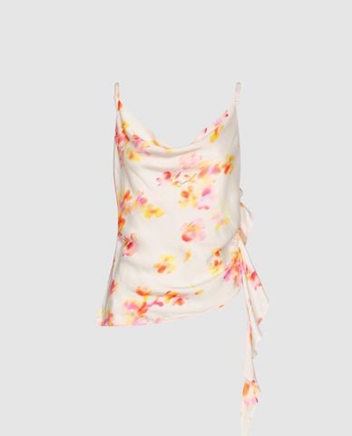  URBAN REVIVO - Áo hai dây nữ cổ V Floral Cami 