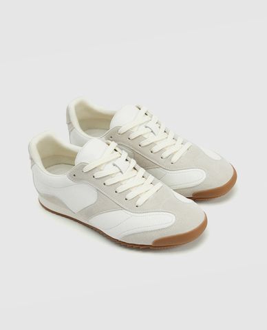  URBAN REVIVO - Giày sneakers nữ cổ thấp hiện đại 