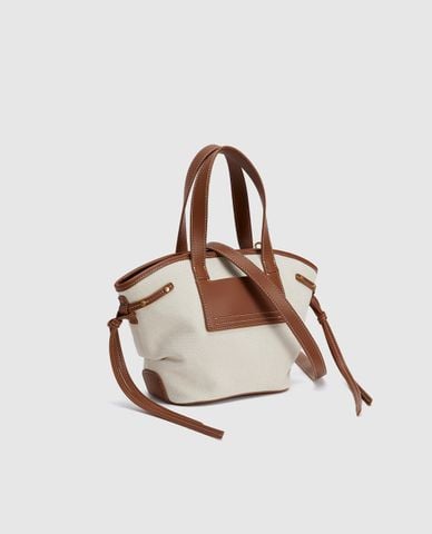  URBAN REVIVO - Túi đeo chéo nữ phom hình thang thời thượng 