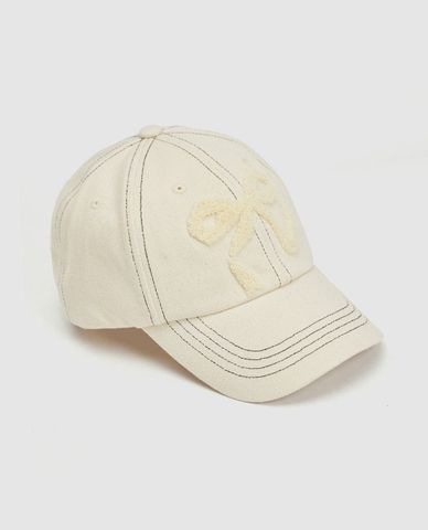  URBAN REVIVO - Nón bóng chày nữ phối họa tiết nơ nổi bật 