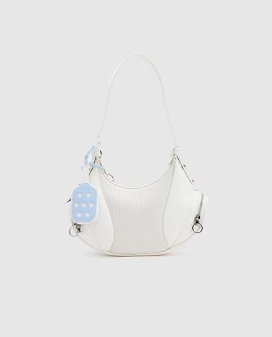  URBAN REVIVO - Túi đeo vai nữ phom bán nguyệt thời trang 