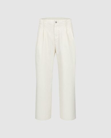  URBAN REVIVO - Quần jeans nam ống rộng thanh lịch 