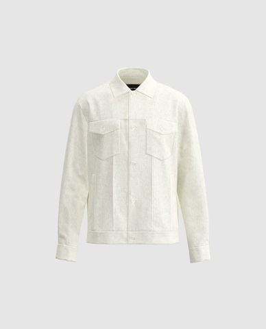  URBAN REVIVO - Áo khoác sơ mi nam phối túi hộp 