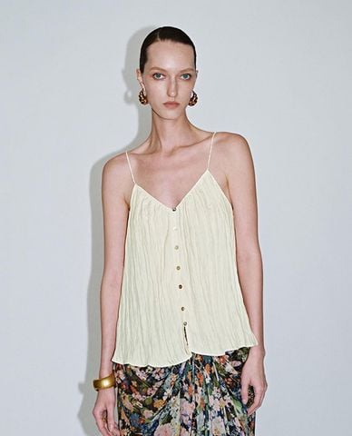  URBAN REVIVO - Áo hai dây nữ Loose Cami 