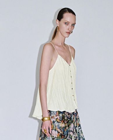  URBAN REVIVO - Áo hai dây nữ Loose Cami 