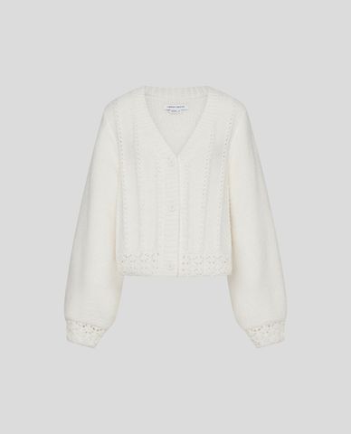 URBAN REVIVO - Áo khoác cardigan nữ tay dài thanh lịch 