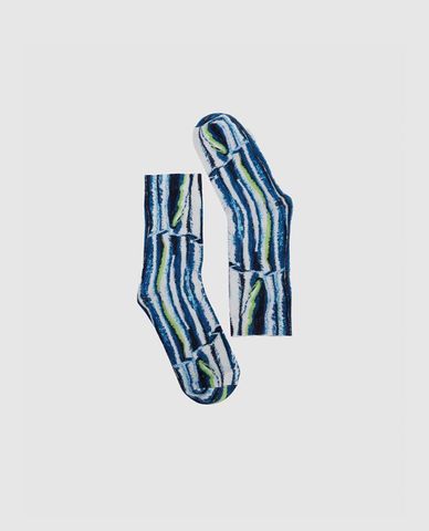  URBAN REVIVO - Vớ nam cổ cao phối màu độc đáo 