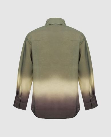  URBAN REVIVO - Áo sơ mi nam cổ bẻ tay dài Printed Button Up Loose 