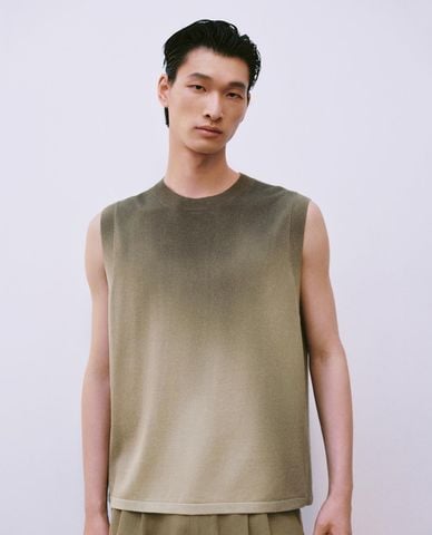  URBAN REVIVO - Áo ba lỗ nam cổ tròn thời trang 