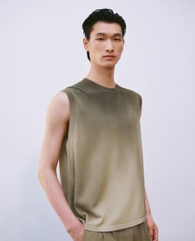  URBAN REVIVO - Áo ba lỗ nam cổ tròn thời trang 