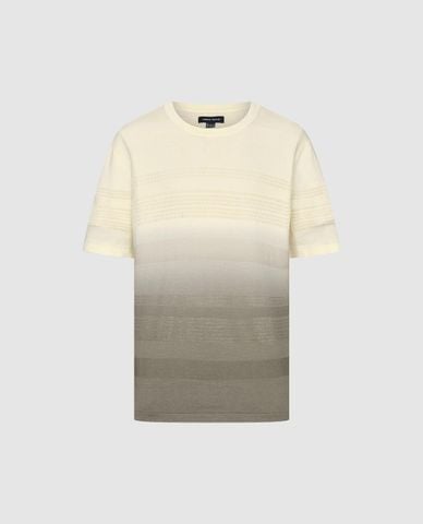  URBAN REVIVO - Áo thun nam cổ tròn tay ngắn thời trang 