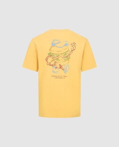  URBAN REVIVO - Áo thun nam cổ tròn tay ngắn in hình 