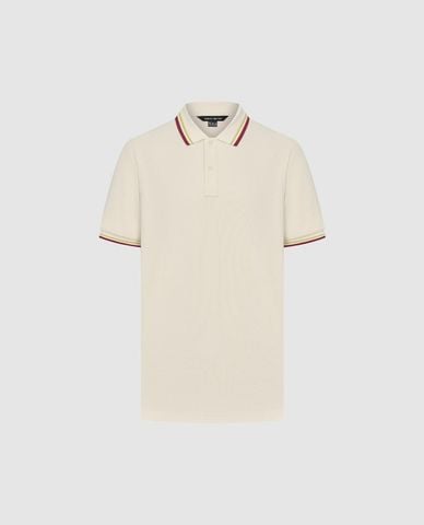  URBAN REVIVO - Áo polo nam cổ bẻ tay ngắn thời thượng 