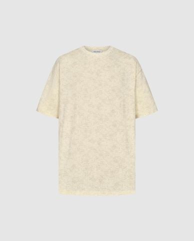  URBAN REVIVO - Áo thun nam cổ tròn tay ngắn 