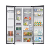  Tủ Lạnh Samsung Bespoke AI Side by Side -SpaceMax™, Đen RS70F65K2FSV 635L 