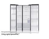  635 L Tủ Lạnh Samsung Side by Side -Ngăn Lấy Nước Ngoài, màu Đen 