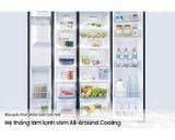  635 L Tủ Lạnh Samsung Side by Side -Ngăn Lấy Nước Ngoài, màu Đen 