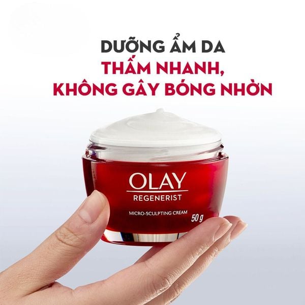Kem Dưỡng Olay Regenerist Ngừa Lão Hóa Da Ban Ngày 50g Regenerist Micro-Sculpting Cream